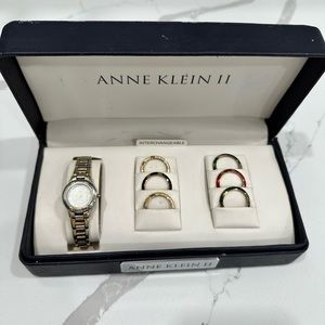 Anne Klein II Changeable Bezel Watch